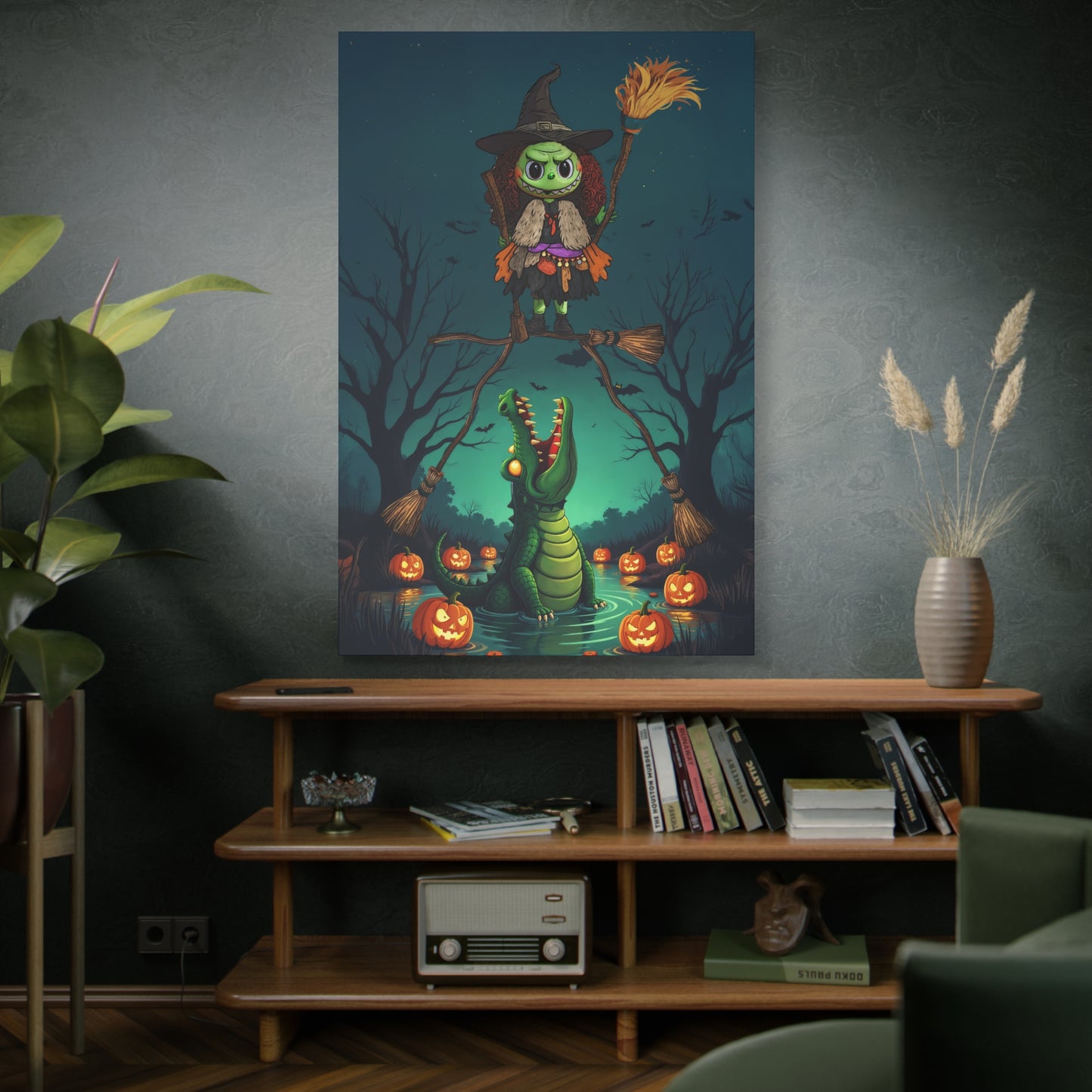 BORAH!'s Mansion Alligator Canvas