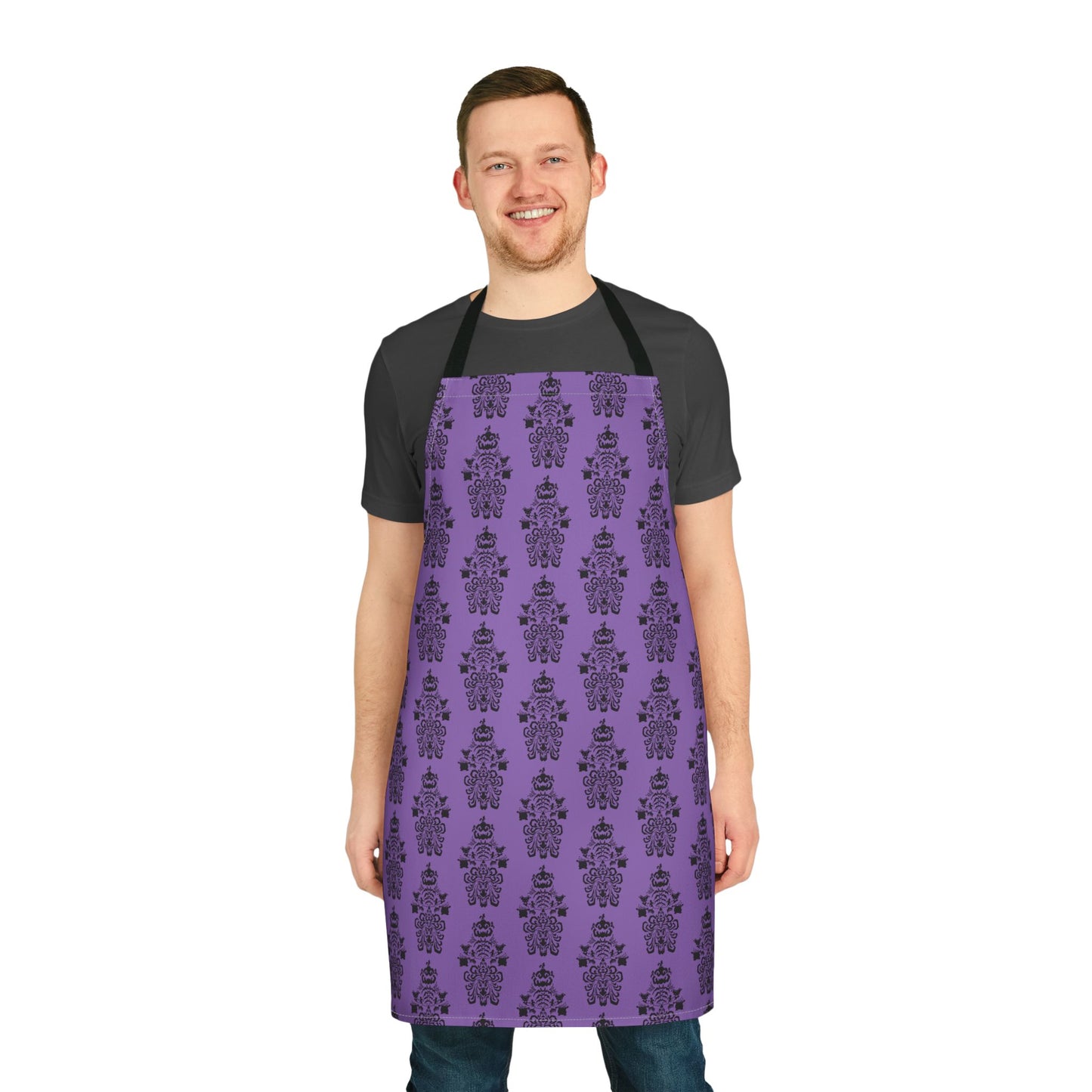 BORAH!'s Haunted Mansion Apron (Purple/Pattern)