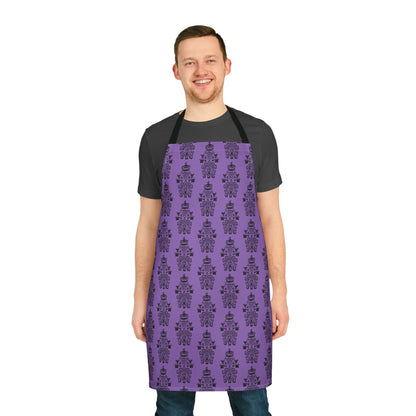 BORAH!'s Haunted Mansion Apron (Purple/Pattern)