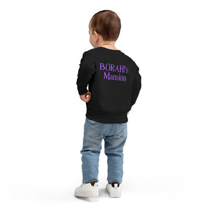 BORAH!'s Mansion Toddler Crewneck (Black)