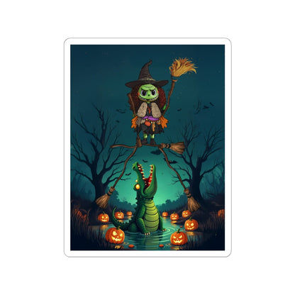BORAH!'s Haunted Mansion Stretch Frame Alligator Stickers