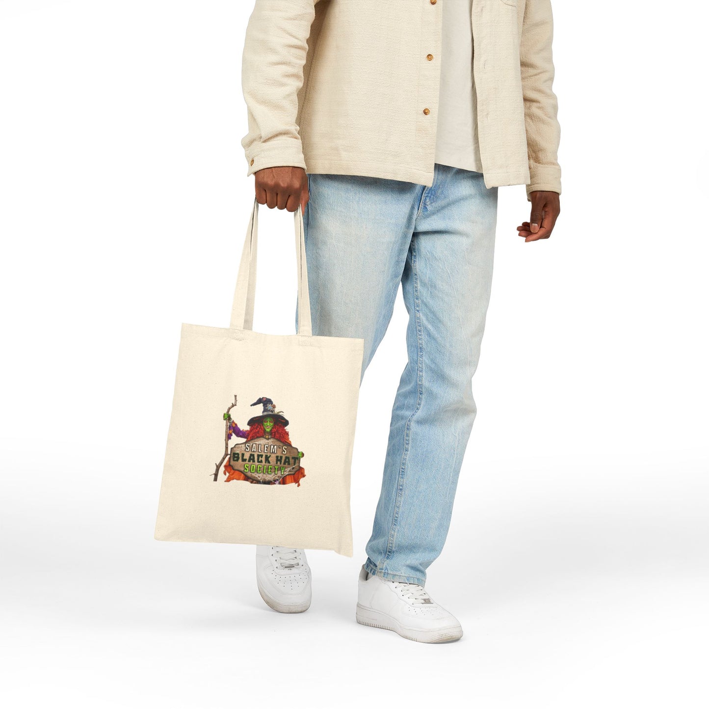 BORAH! Two-Sided  Cotton Canvas Tote Bag