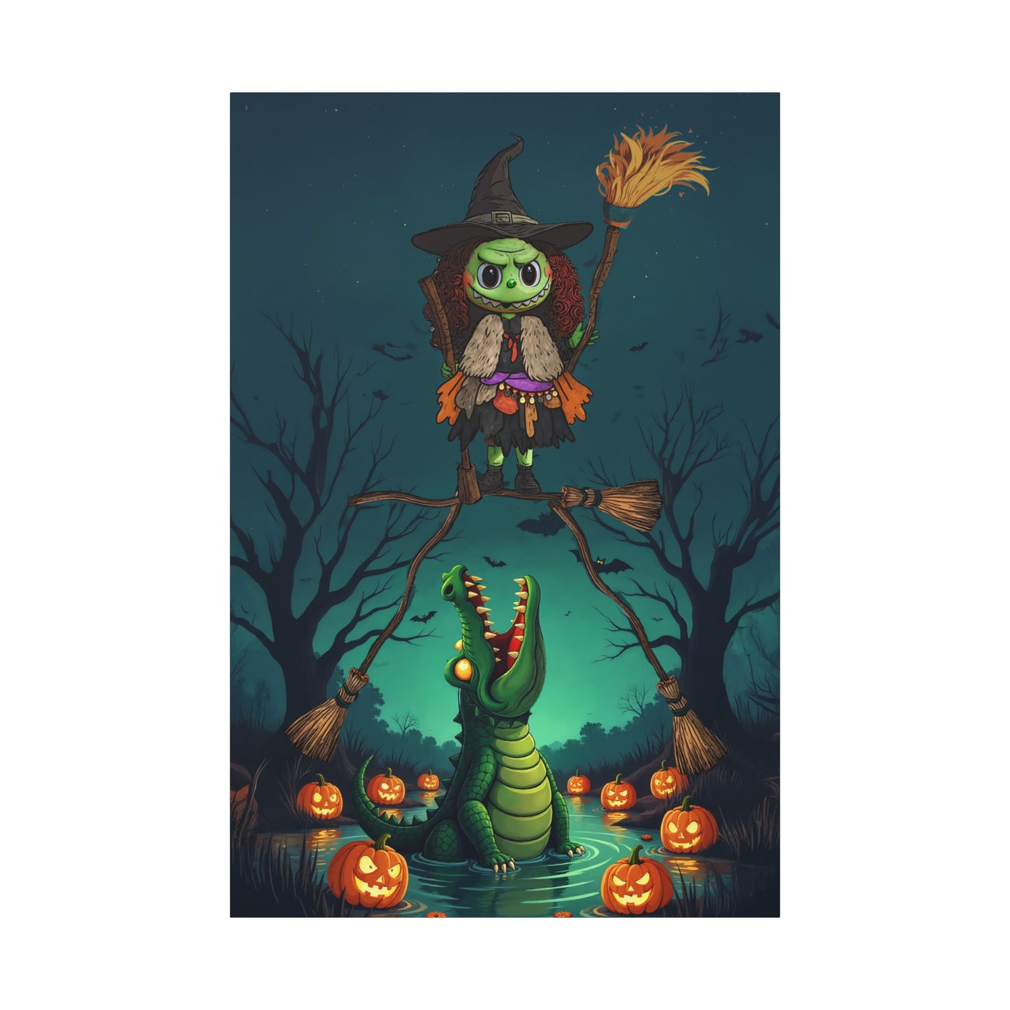 BORAH!'s Mansion Alligator Canvas