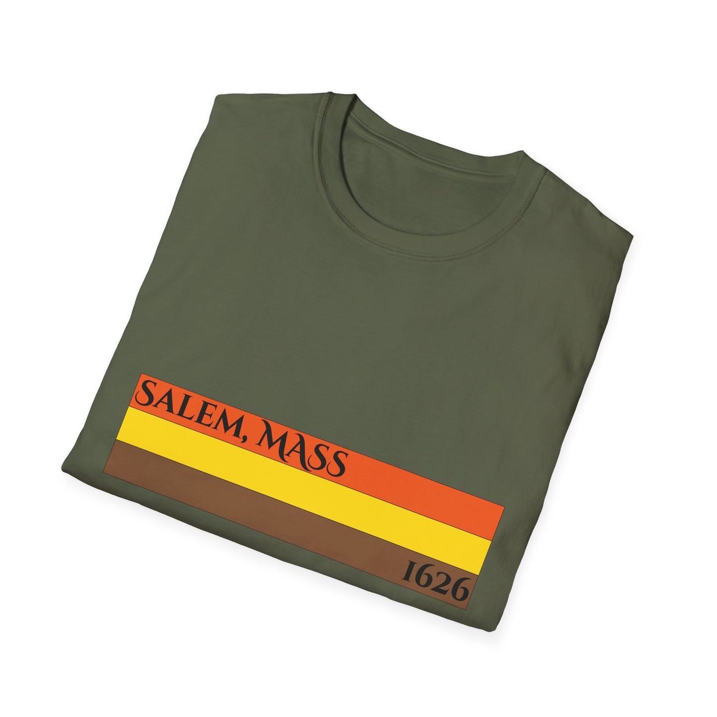 Retro Salem, Mass T-Shirt - Vintage Style Clothing, Casual Wear, Gift Idea for Travelers, Unisex Graphic Tee, Autumn Fashion