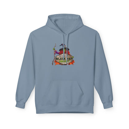 Witchy Vibes Fleece Hoodie - Halloween Gift, Cozy Sweatshirt, Unisex Hooded Sweatshirt, Spooky Apparel, Witch Costume
