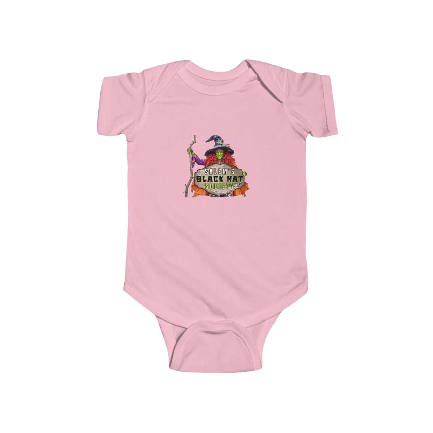 Salem's Black Hat Society Infant Bodysuit - Cute Design, Baby Halloween Outfit, Personalized Gift, Fall Fun Clothing, Toddler Costume