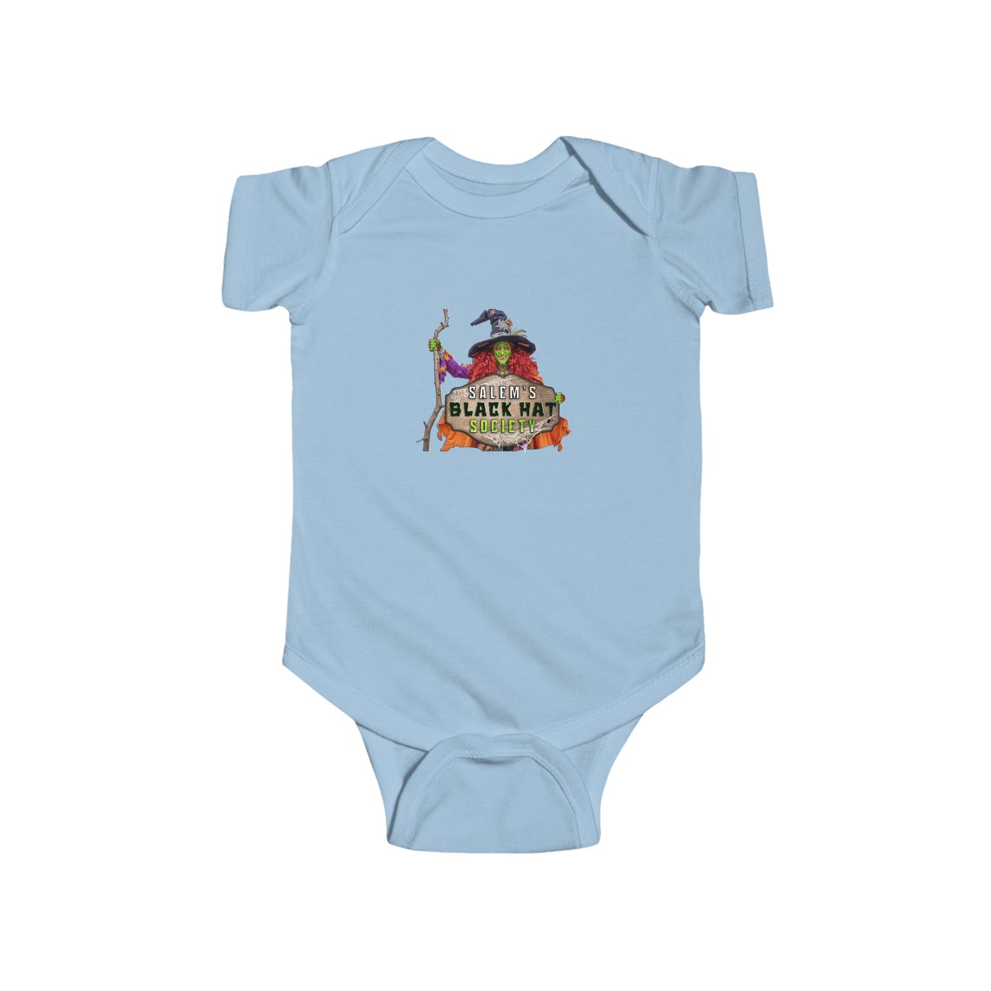 Salem's Black Hat Society Infant Bodysuit - Cute Design, Baby Halloween Outfit, Personalized Gift, Fall Fun Clothing, Toddler Costume
