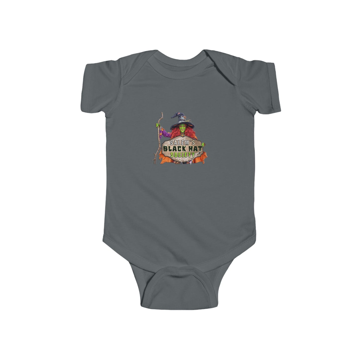 Salem's Black Hat Society Infant Bodysuit - Cute Design, Baby Halloween Outfit, Personalized Gift, Fall Fun Clothing, Toddler Costume