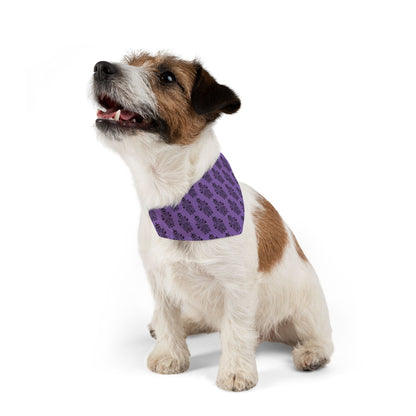 BORAH!'s Haunted Mansion Pet Bandana (Purple/Pattern)