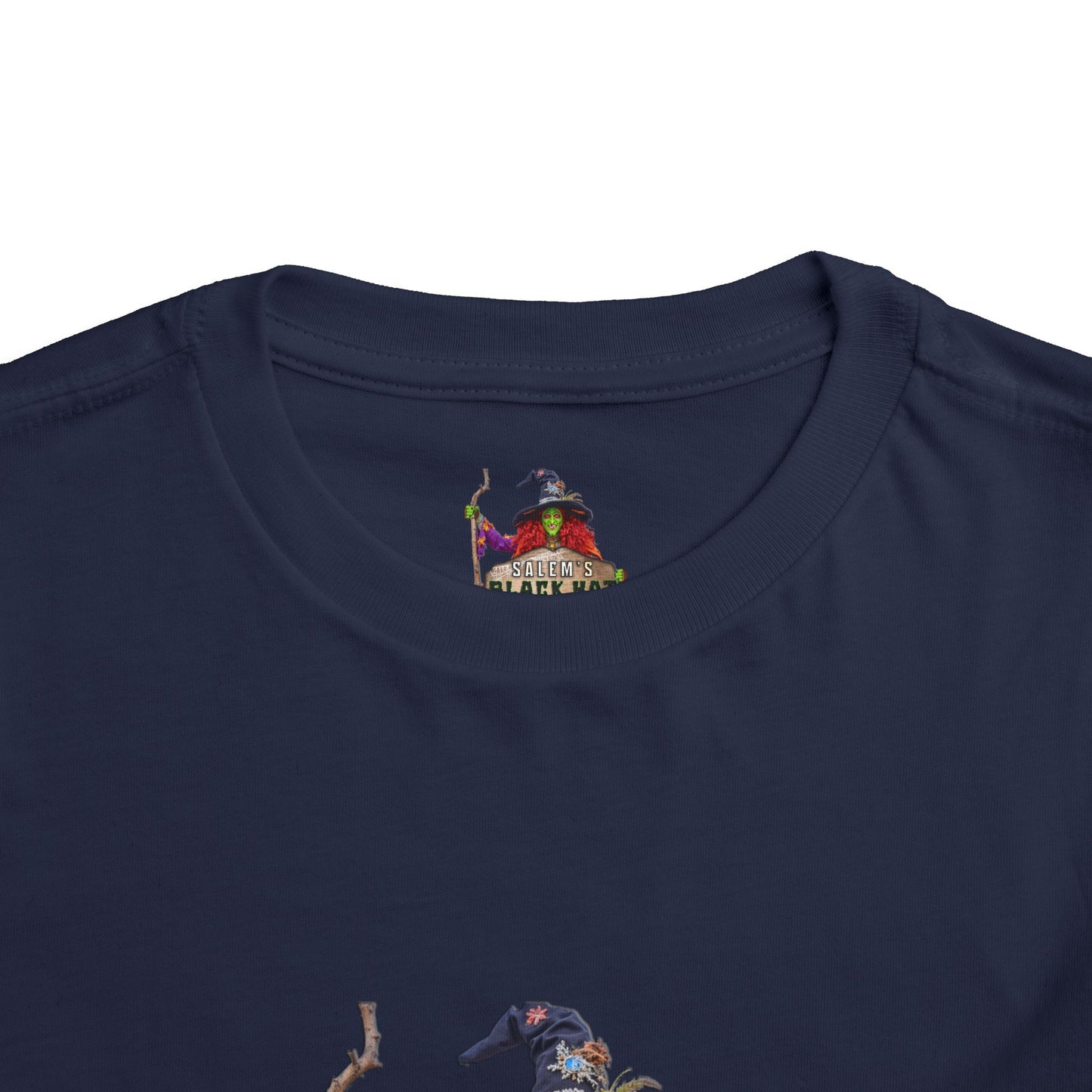 Salem's Black Hat Society Toddler Halloween Tee Spooky Black Hat Witch Design, Kids Costume Shirt, Trick or Treat, Fall Celebration Apparel