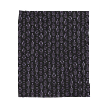 BORAH!'s Haunted Mansion Blanket (Black/Purple)