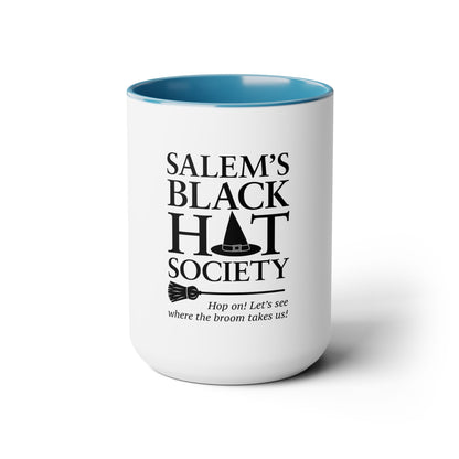 Salem's Black Hat Society Two-Tone Coffee Mugs, 15oz
