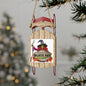 Salem's Black Hat Society Sled Ornaments