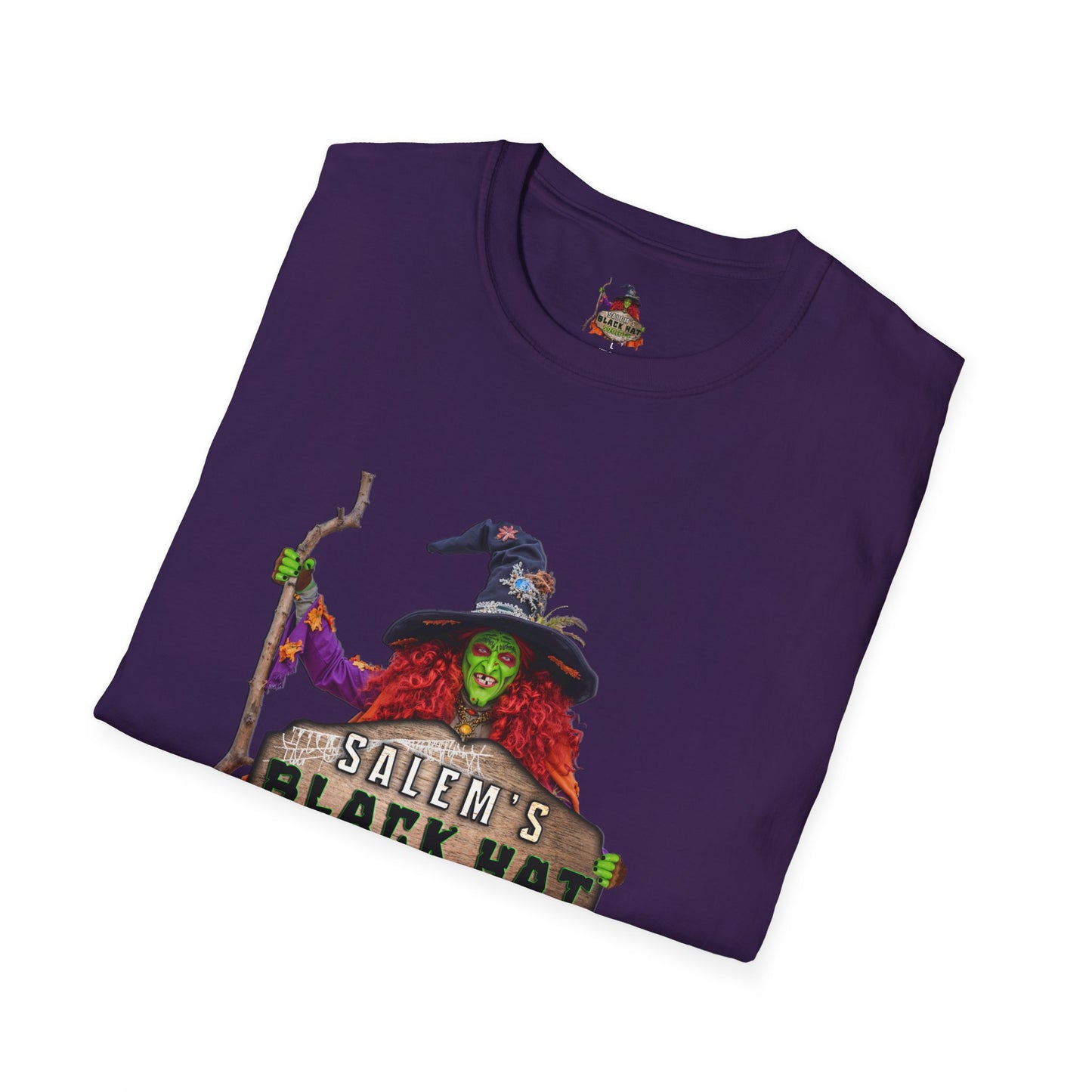 Salem's Black Hat Society Unisex T-Shirt, Halloween Tee, Witch Theme, Witchcraft Apparel, Unique Gift for Spooky Season, Cozy Everyday Wear