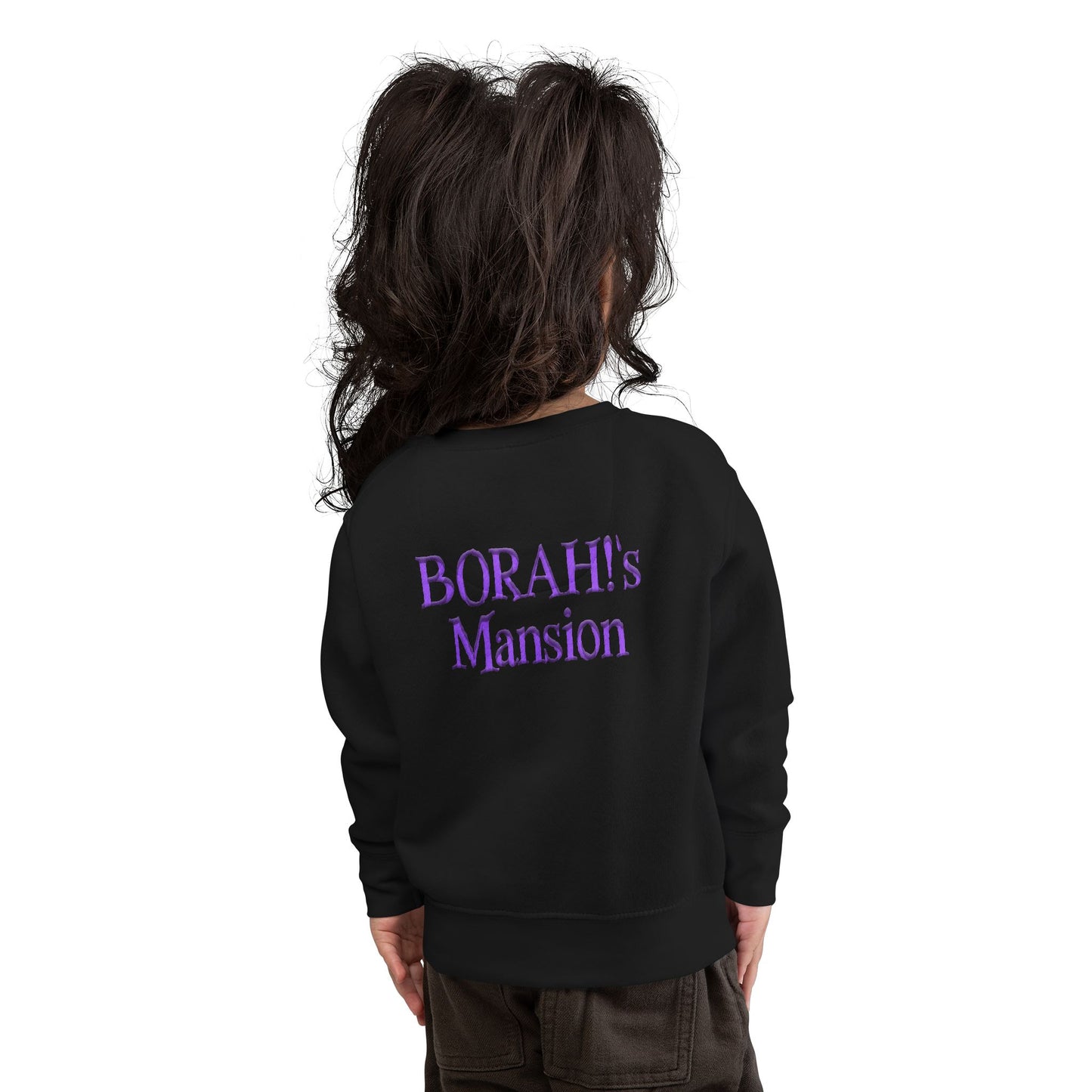 BORAH!'s Mansion Toddler Crewneck (Black)