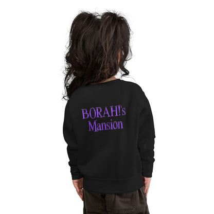 BORAH!'s Mansion Toddler Crewneck (Black)