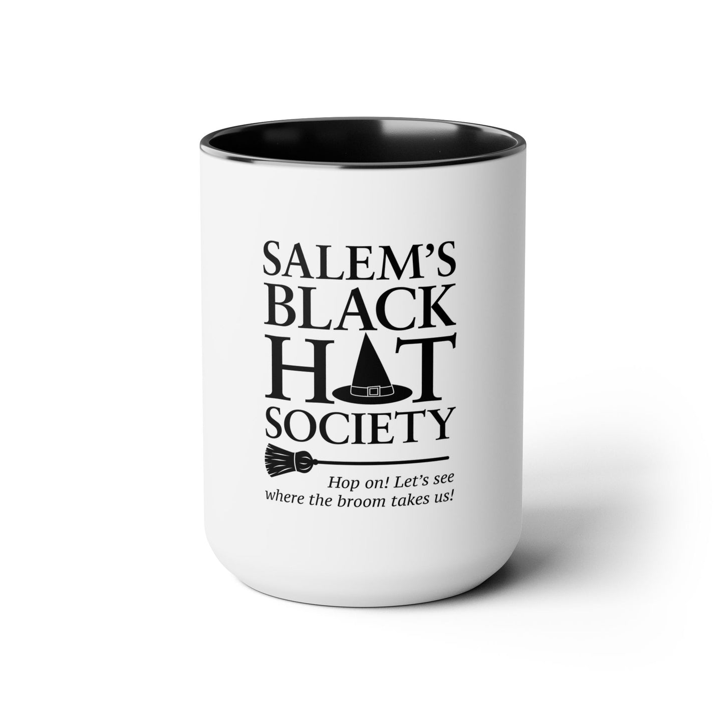 Salem's Black Hat Society Two-Tone Coffee Mugs, 15oz