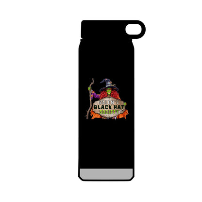 Salem's Black Hat Society BORAH! Water Bottle, 32oz, Halloween Gift, Spooky Hydration, Magical Potion Bottle