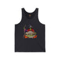 Salem's Black Hat BORAH! Tank Top - Halloween Party Tee, Unisex Jersey Tank, Witchcraft Apparel, Gift for Halloween Enthusiasts, Black Hat Society