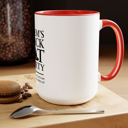 Salem's Black Hat Society Two-Tone Coffee Mugs, 15oz
