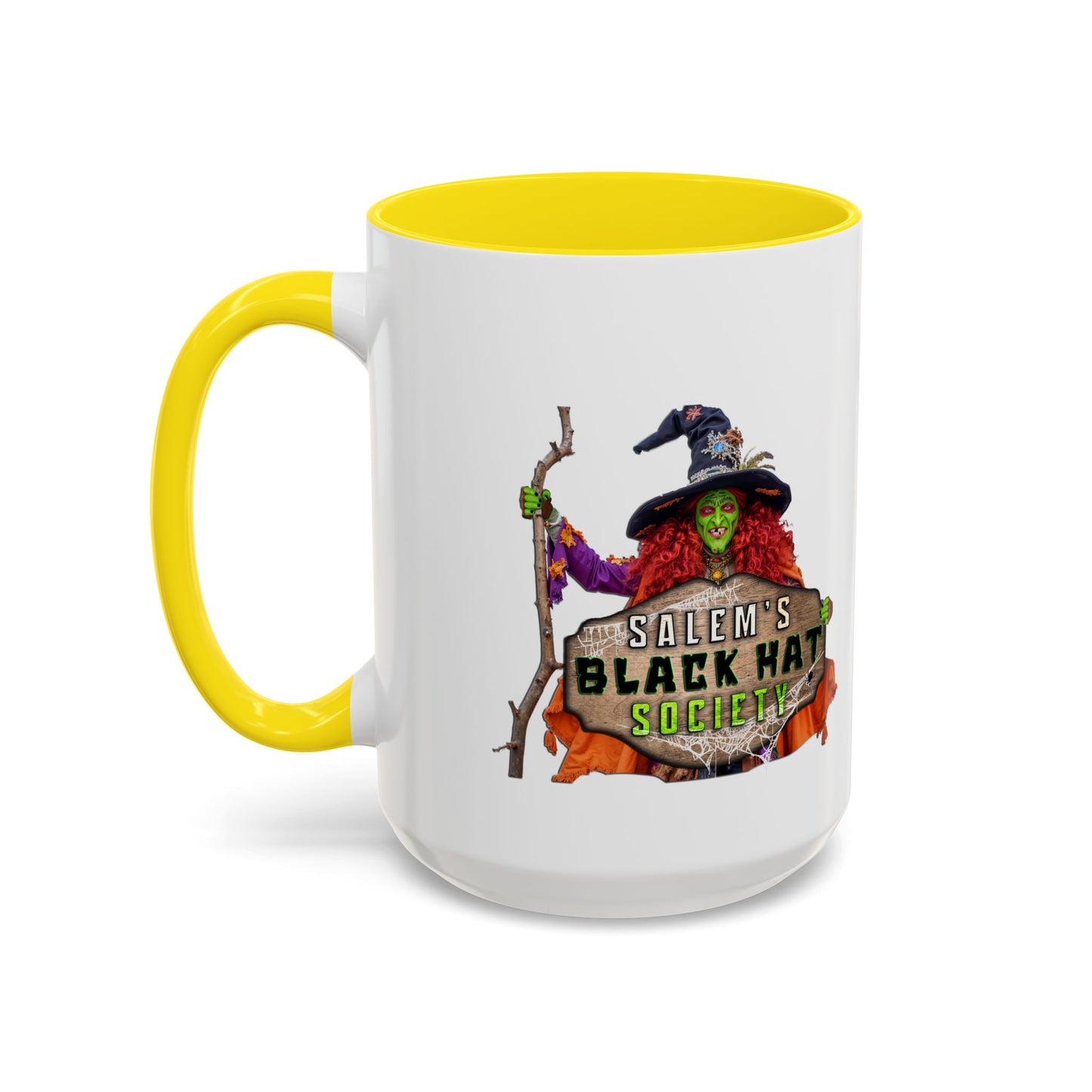 Salem's Black Hat Society Coffee Mug - Witchy Vibes, Halloween Decor, Unique Gift for Halloween Lovers, Spooky Kitchenware, Witch Aesthetic