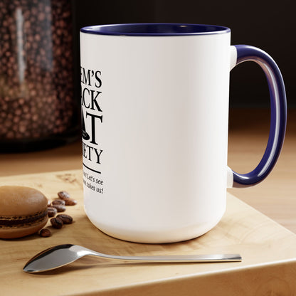 Salem's Black Hat Society Two-Tone Coffee Mugs, 15oz