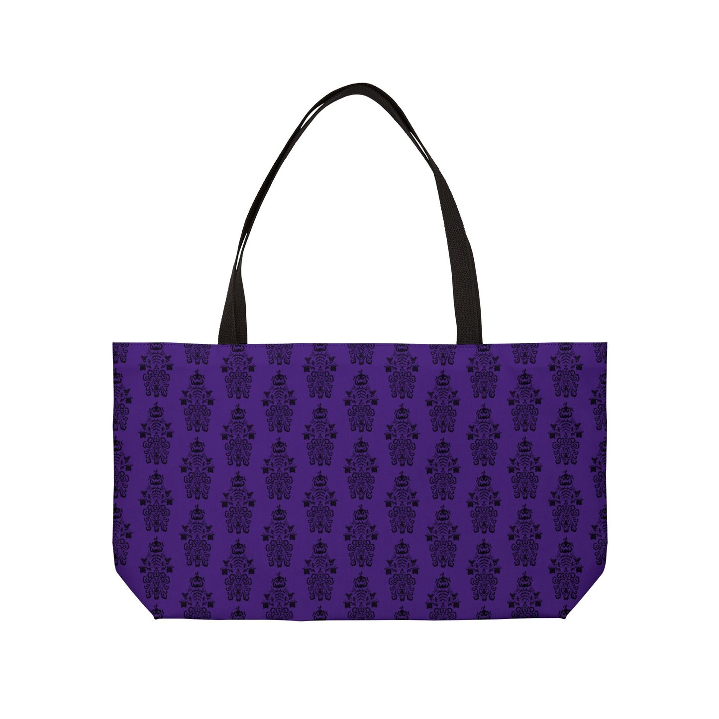 BOORAH! Haunted Mansion Weekender Tote Bag (Purple & Black)