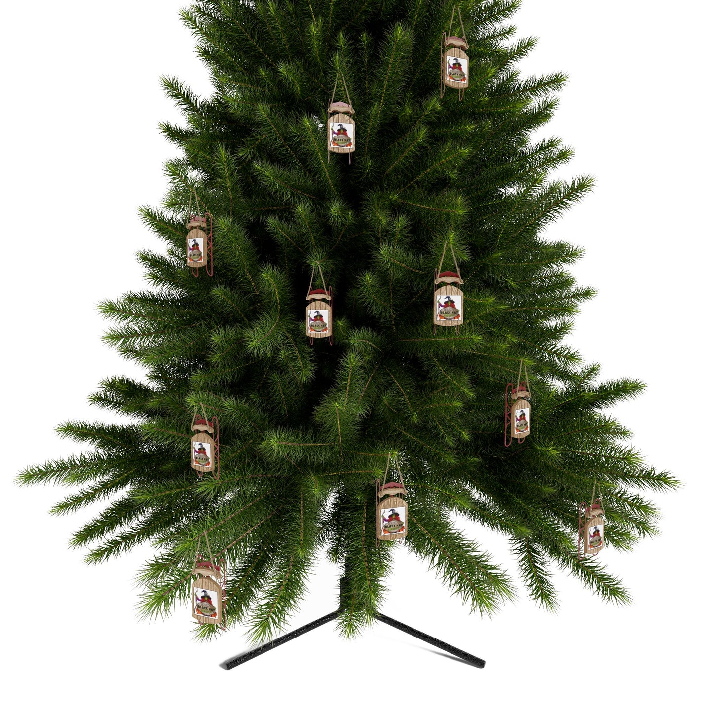 Salem's Black Hat Society Sled Ornaments