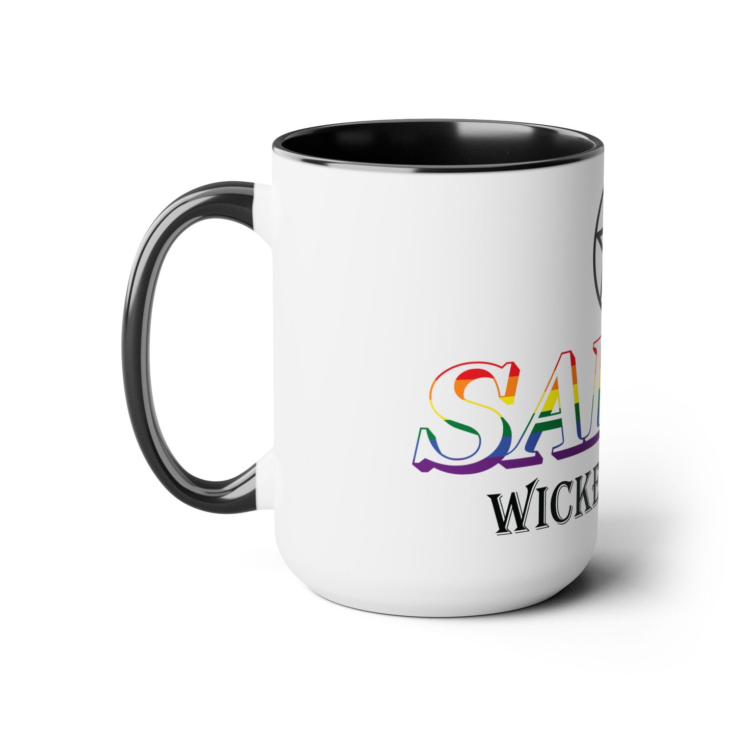 Salem Wicked Love Pride 15oz Two-Tone Coffee Mug