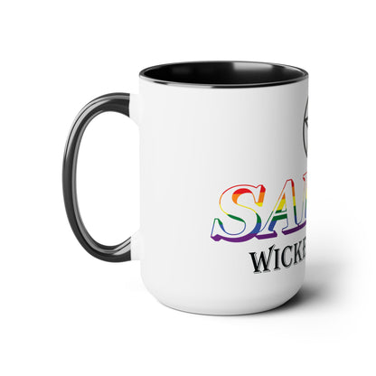 Salem Wicked Love Pride 15oz Two-Tone Coffee Mug