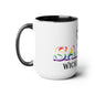 Salem Wicked Love Pride 15oz Two-Tone Coffee Mug