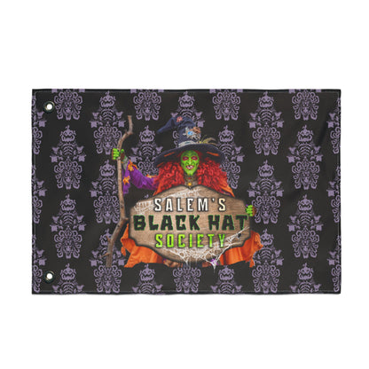 Salem's Black Hat Society Double-Sided Flag