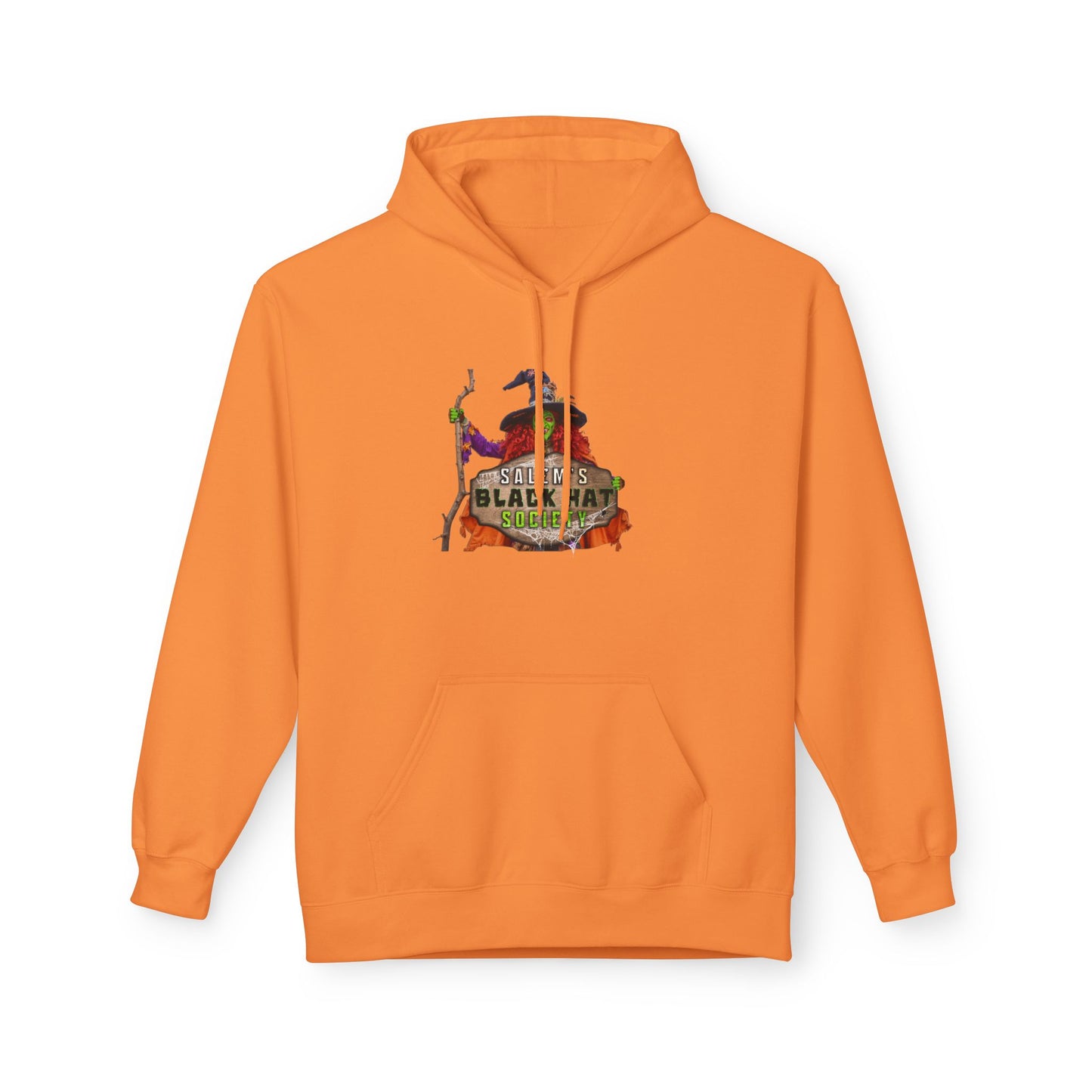 Witchy Vibes Fleece Hoodie - Halloween Gift, Cozy Sweatshirt, Unisex Hooded Sweatshirt, Spooky Apparel, Witch Costume