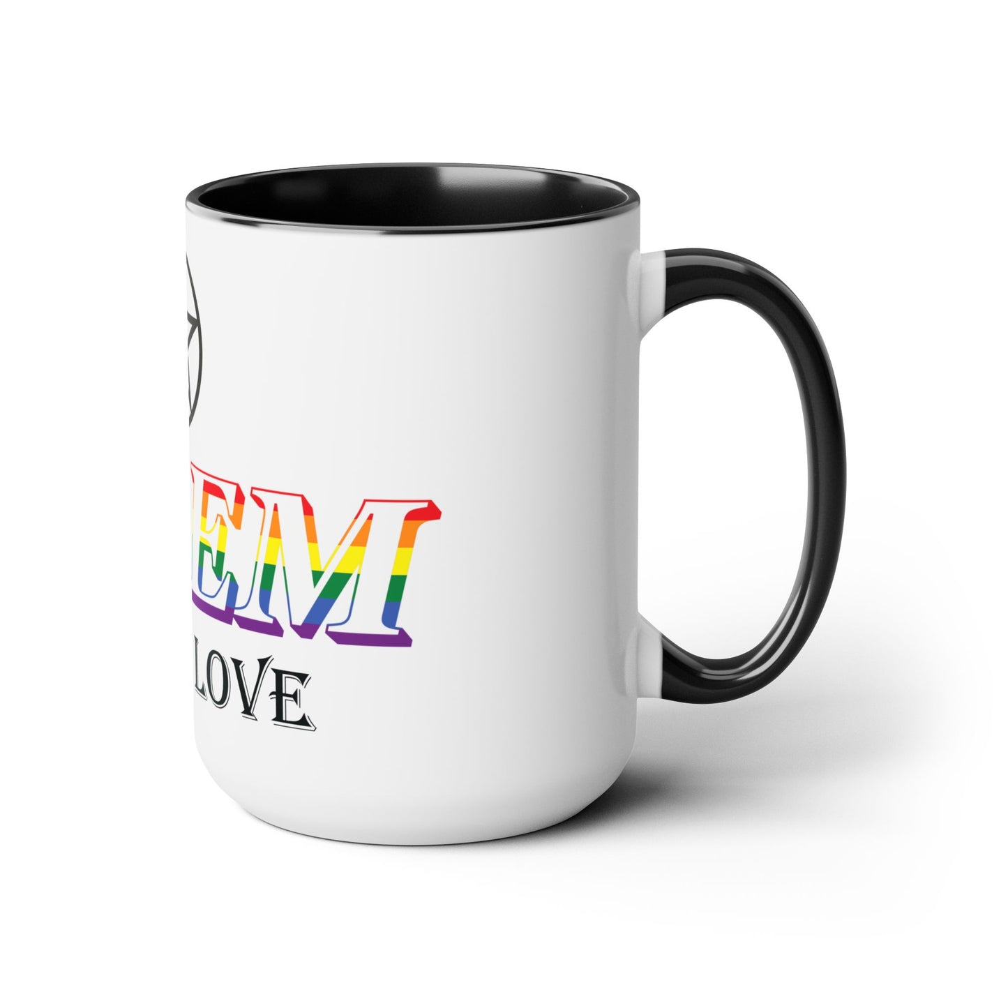 Salem Wicked Love Pride 15oz Two-Tone Coffee Mug
