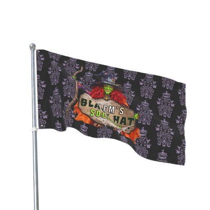 Salem's Black Hat Society Double-Sided Flag