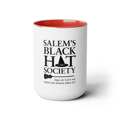 Salem's Black Hat Society Two-Tone Coffee Mugs, 15oz