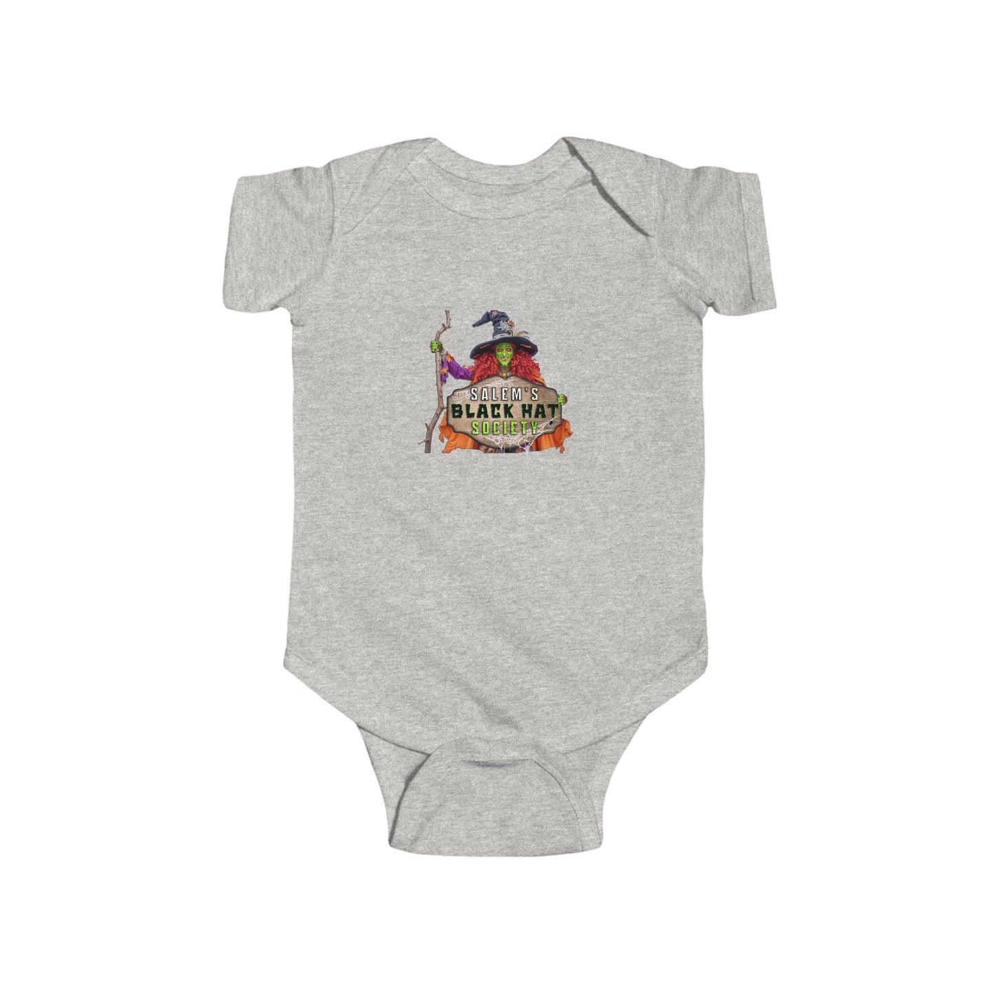 Salem's Black Hat Society Infant Bodysuit - Cute Design, Baby Halloween Outfit, Personalized Gift, Fall Fun Clothing, Toddler Costume