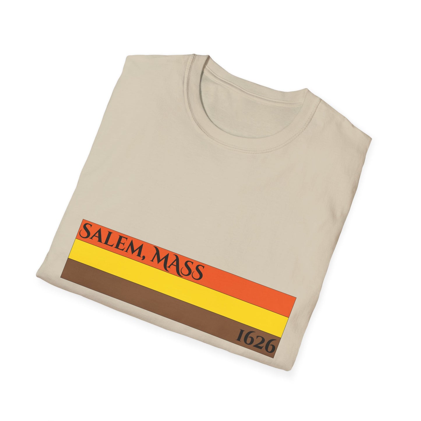 Retro Salem, Mass T-Shirt - Vintage Style Clothing, Casual Wear, Gift Idea for Travelers, Unisex Graphic Tee, Autumn Fashion