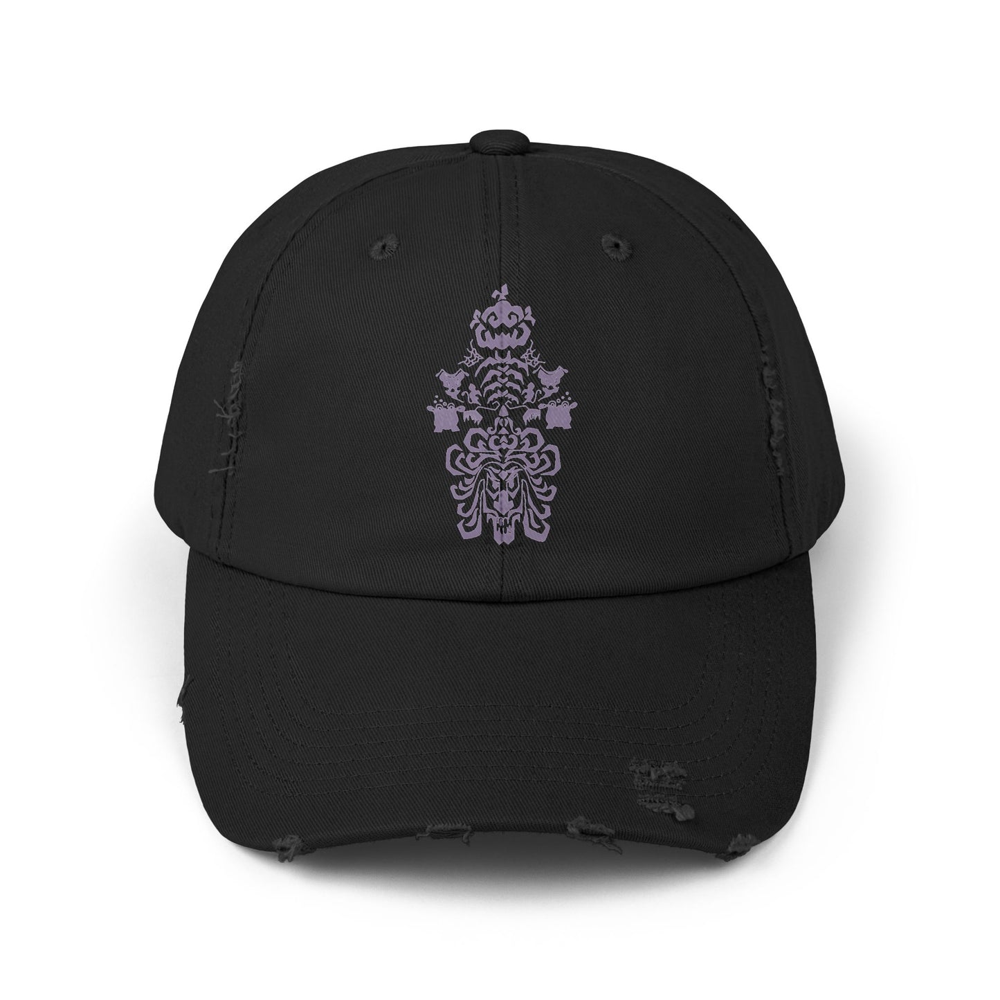 BORAH!'s Haunted Mansion Distressed Cap (Black)