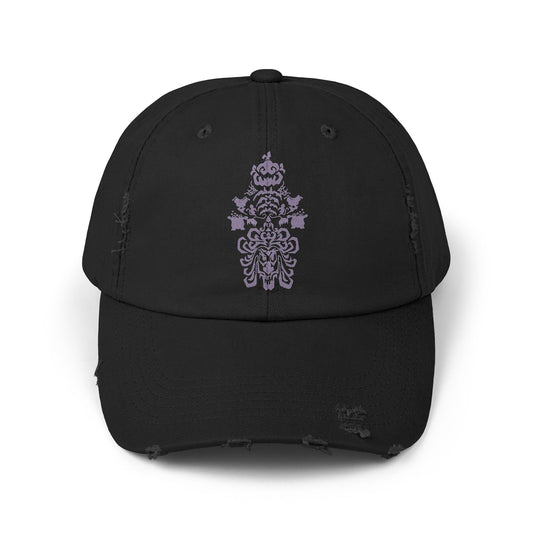 BORAH!'s Haunted Mansion Distressed Cap (Black)