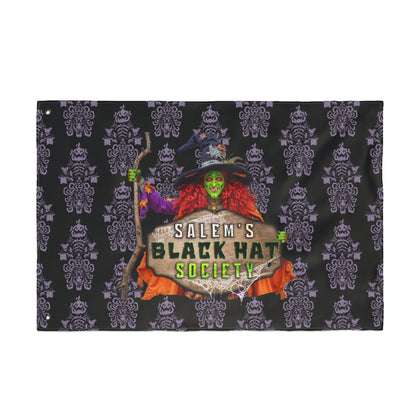 Salem's Black Hat Society Double-Sided Flag