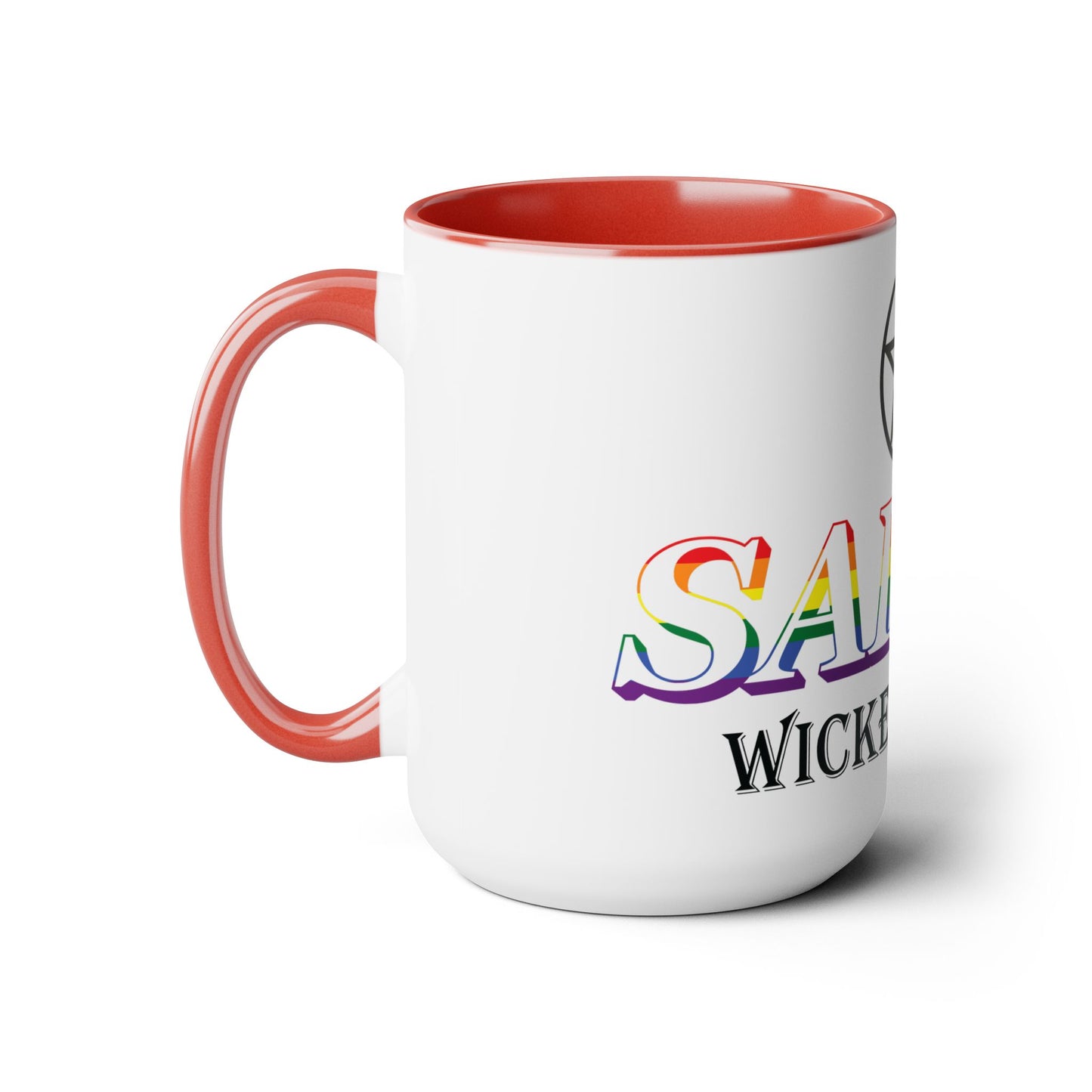 Salem Wicked Love Pride 15oz Two-Tone Coffee Mug
