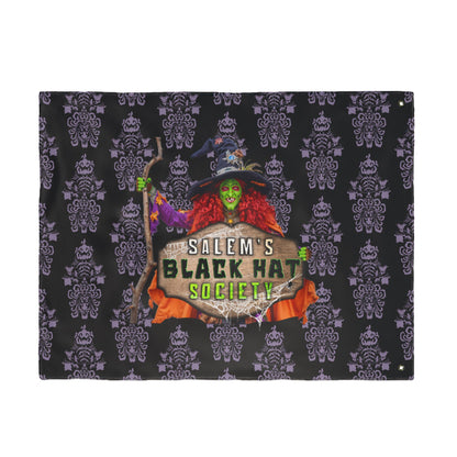 Salem's Black Hat Society Double-Sided Flag