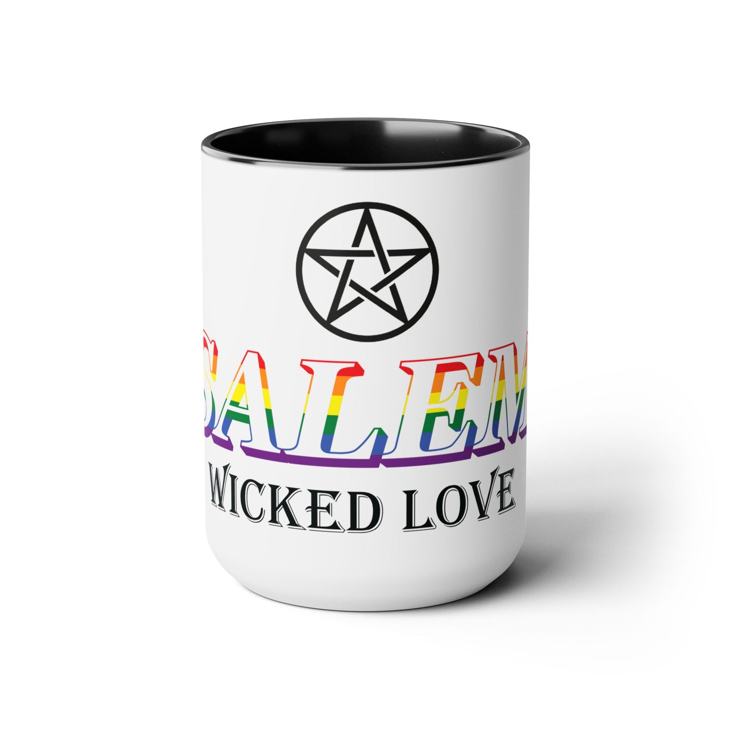Salem Wicked Love Pride 15oz Two-Tone Coffee Mug