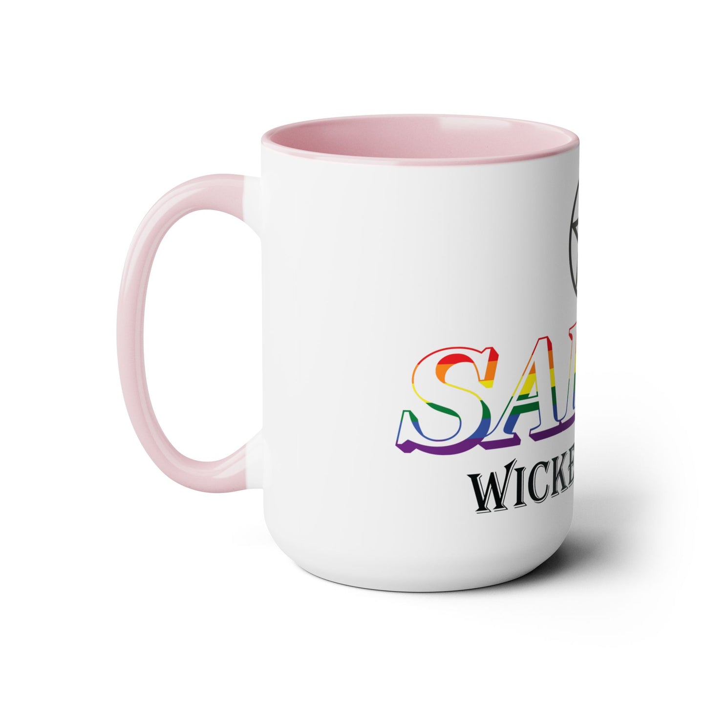 Salem Wicked Love Pride 15oz Two-Tone Coffee Mug