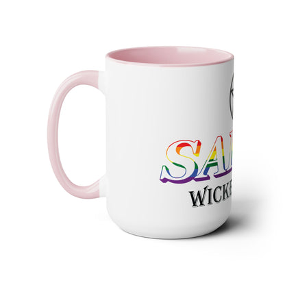 Salem Wicked Love Pride 15oz Two-Tone Coffee Mug