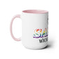 Salem Wicked Love Pride 15oz Two-Tone Coffee Mug