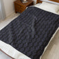 BORAH!'s Haunted Mansion Blanket (Black/Purple)