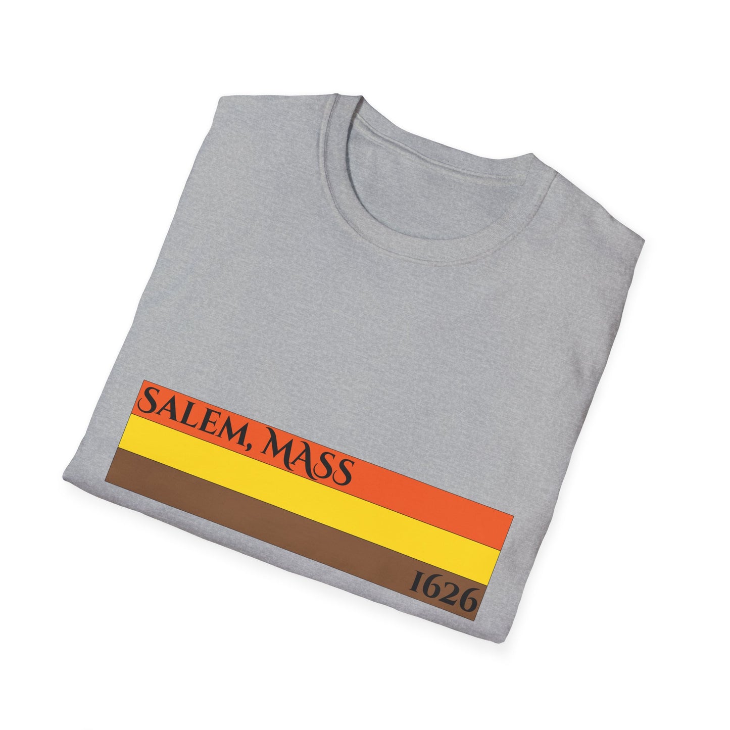 Retro Salem, Mass T-Shirt - Vintage Style Clothing, Casual Wear, Gift Idea for Travelers, Unisex Graphic Tee, Autumn Fashion