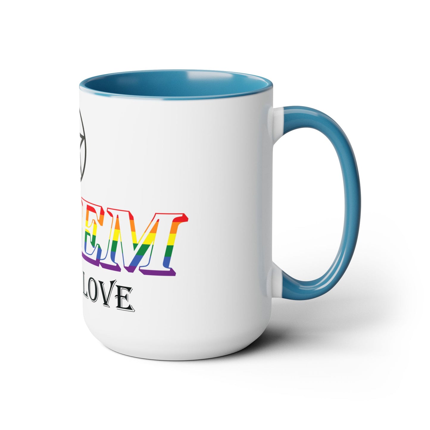Salem Wicked Love Pride 15oz Two-Tone Coffee Mug
